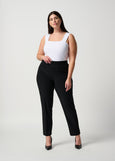 Joseph Ribkoff Slim straight Leg Pull-On Pant in Black