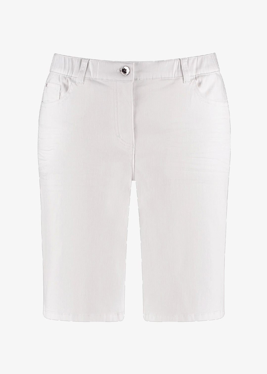 Samoon Stretch Bermuda shorts in White