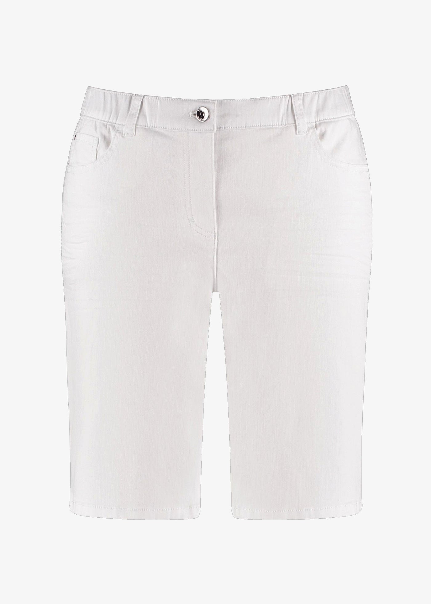 Samoon Stretch Bermuda shorts in White