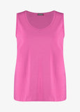 Samoon Modal Cotton stretch Jersey Tank Top in Pink