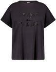 Samoon Beaded "Today is the Day" T-shirt in Black