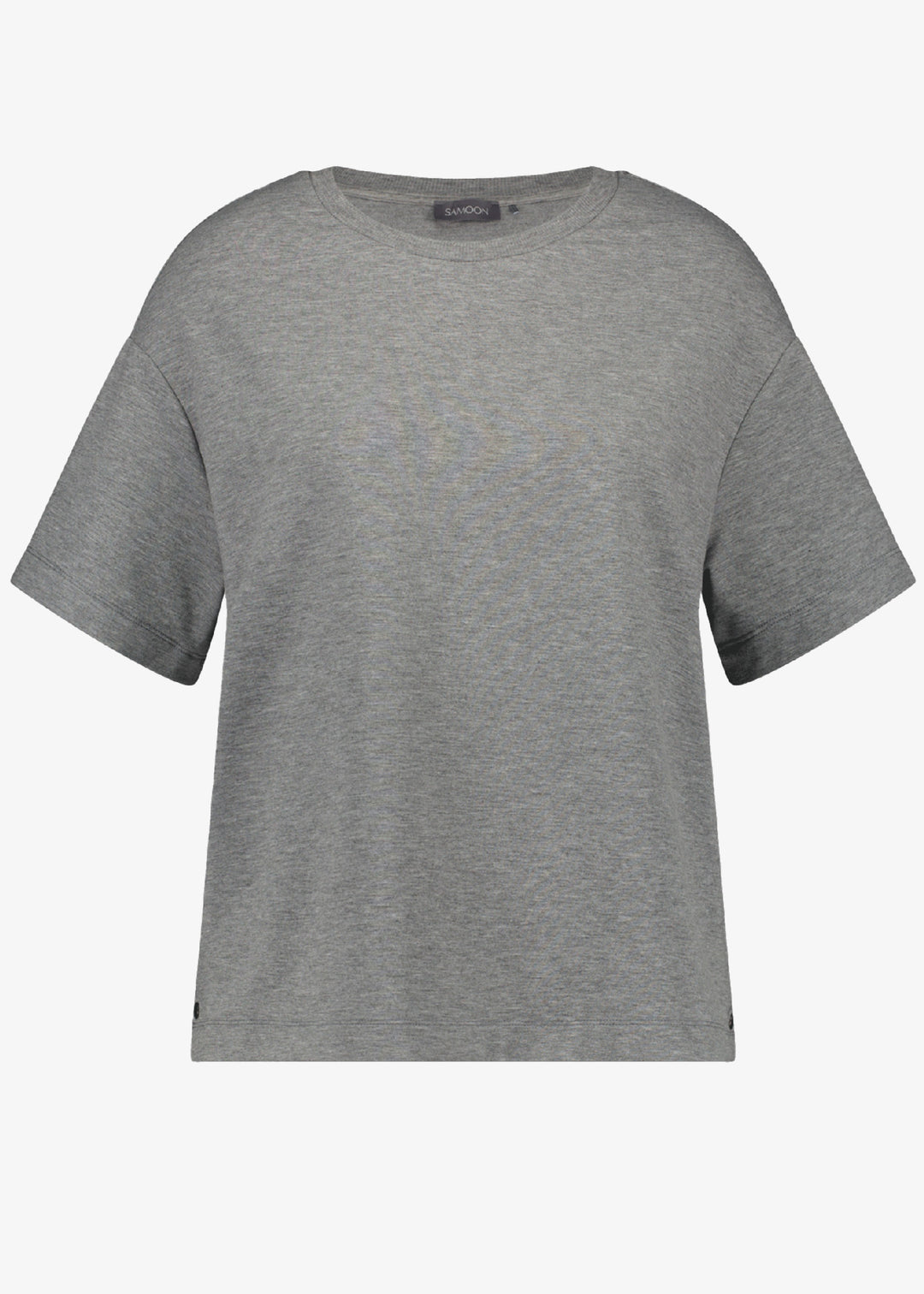 Samoon Short sleeve Grey Melange Tee