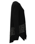 Alembika Mix Media tunic with Textured Trim