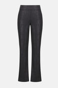 Joseph Ribkoff Foiled Print Knit P.O. Pant in Black