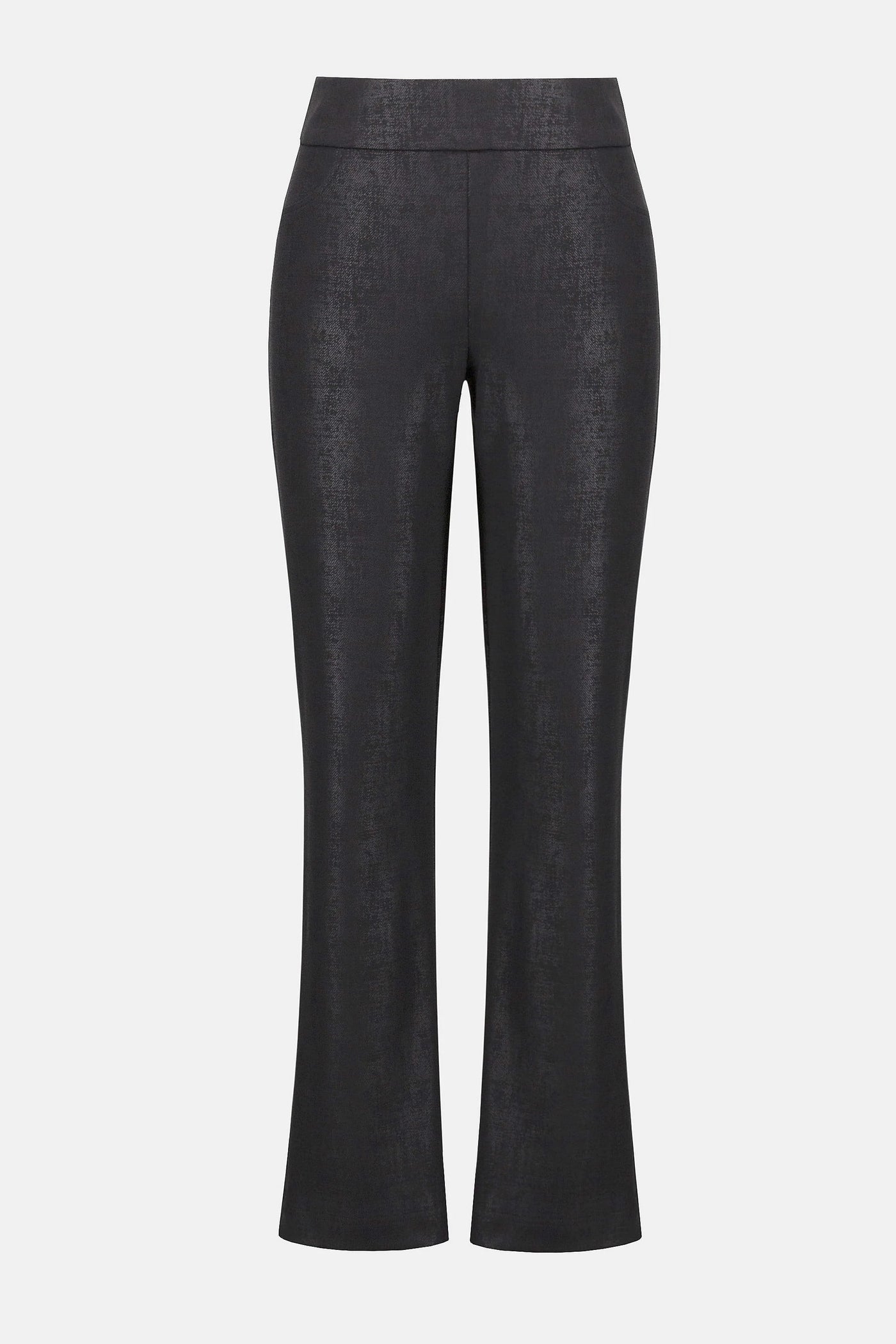 Joseph Ribkoff Foiled Print Knit P.O. Pant in Black