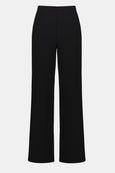 Joseph Ribkoff Pleated Scuba Crepe Wide Leg Pant in Black