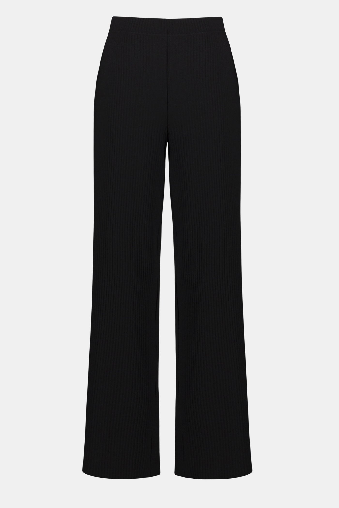 Joseph Ribkoff Pleated Scuba Crepe Wide Leg Pant in Black
