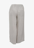 Luukaa Pull on Linen Wide Leg Pant in Nature