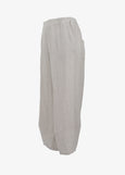 Luukaa Pull on Linen Wide Leg Pant in Nature