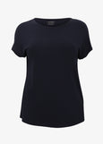 Verpass Short Sleeve Viscose Jersey T-shirt in Marine Navy