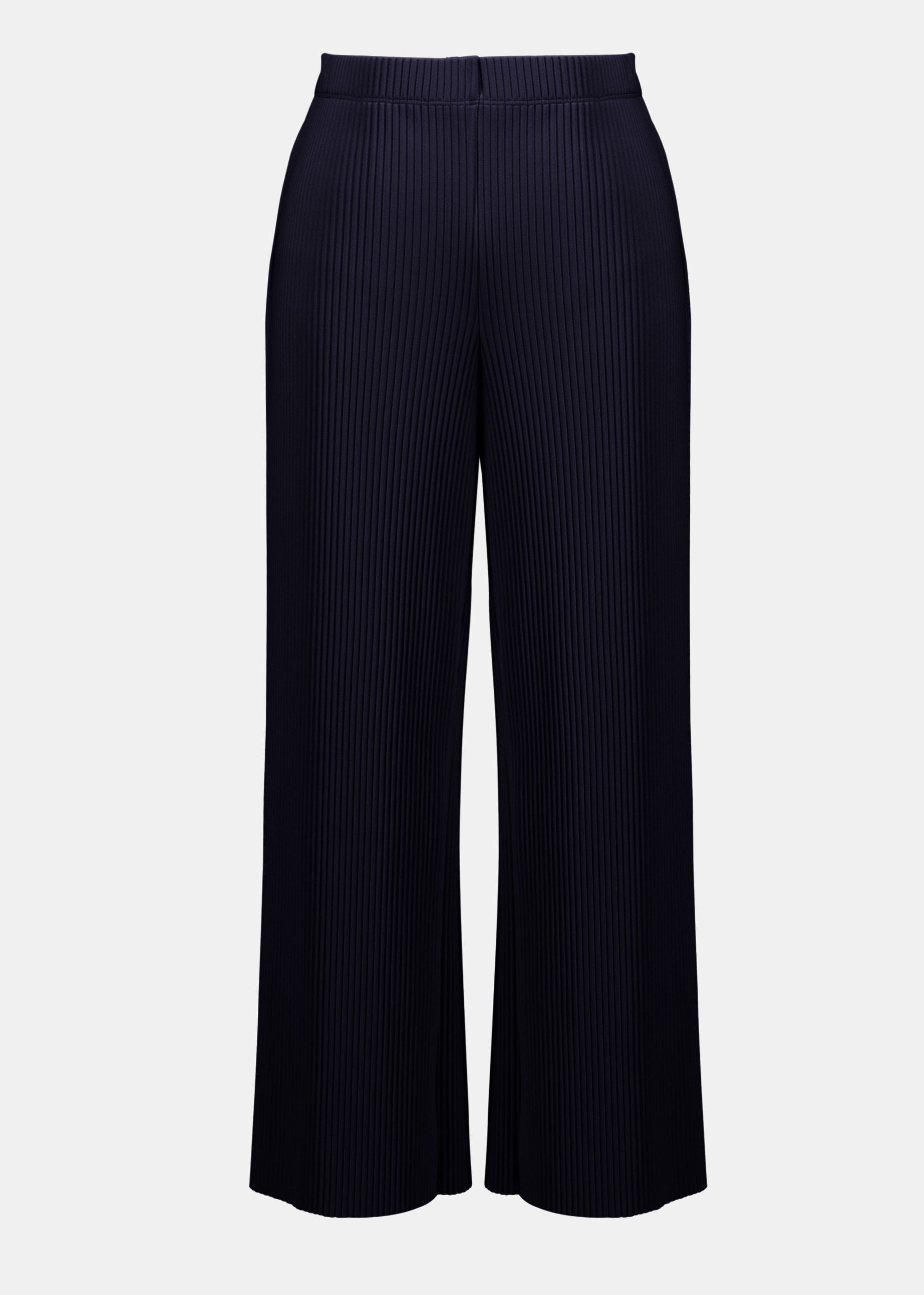 Joseph Ribkoff Pleated Scuba Crepe Pull On Wide Leg Pant in
