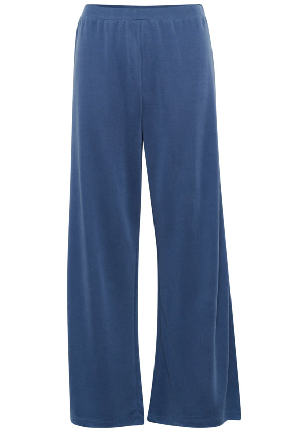 frotn view of Part Two Timbrell Soft Tencel Pant in Blue