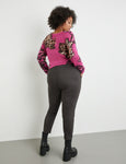 Samoon Stretch Herringbone Slim Leg Mia Pant