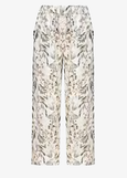 Alembika Print Linen Crop Pant in Flora