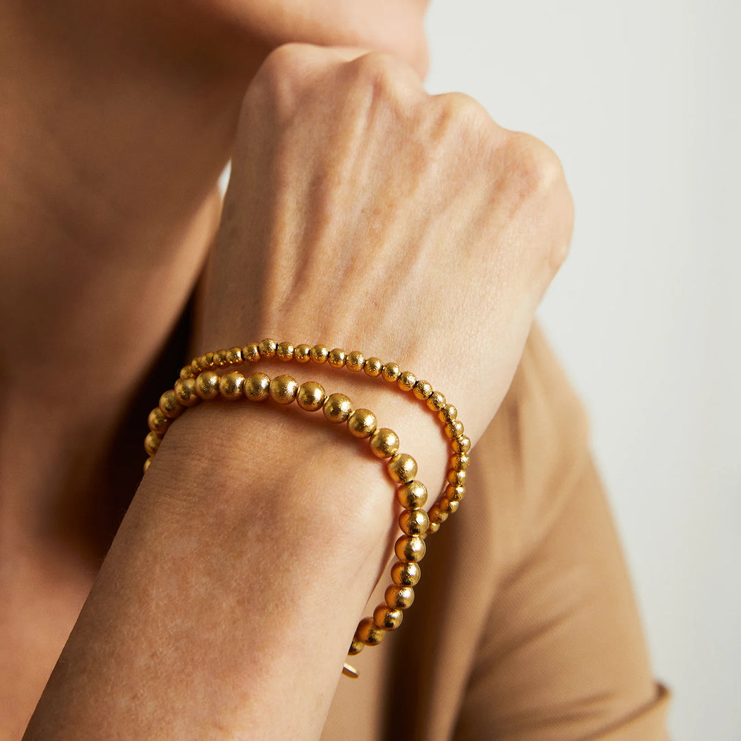 Dean Davidson Sign Midi Beaded Bracelet in Gold