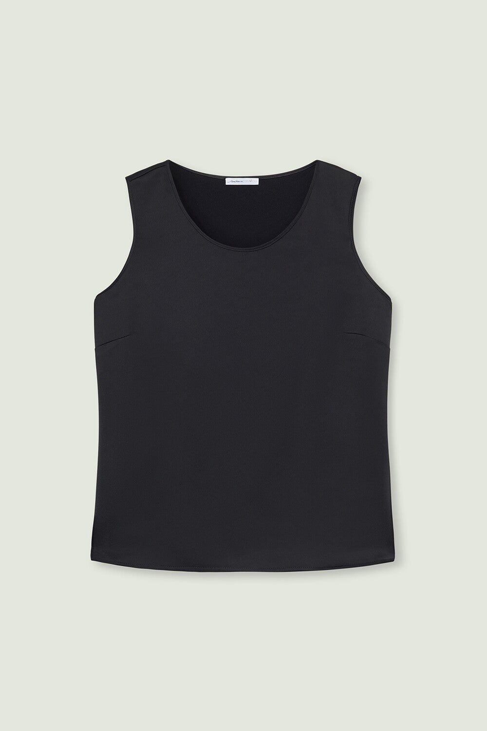 Luisa Viola Cady Satin Tank top in Black