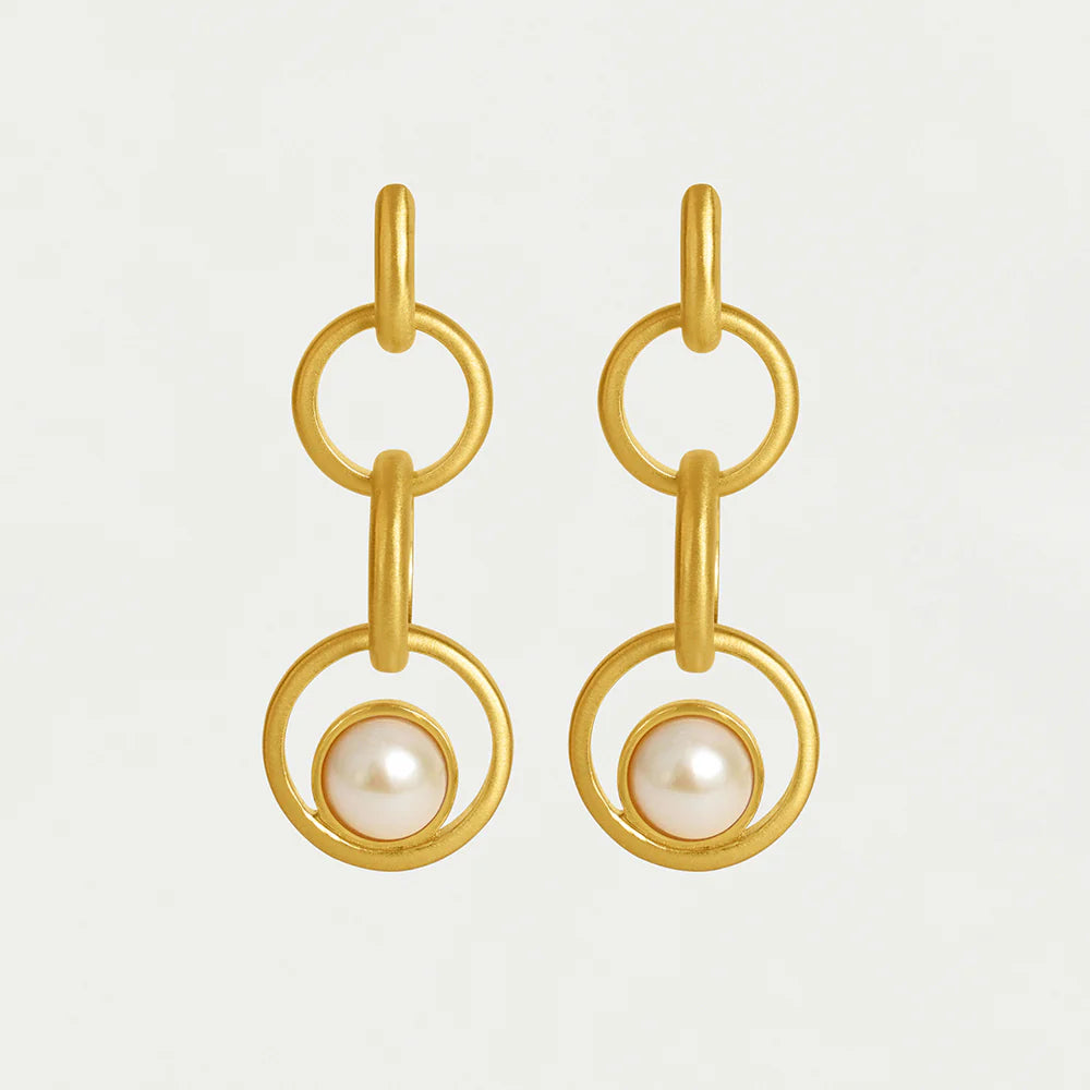 Dean Davidson Laguna Chain Drop Earrings in Pearl