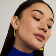 Dean Davidson Crosby Hinged Hoops in Gold