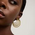 Dean Davidson Salvador Hoops in Gold