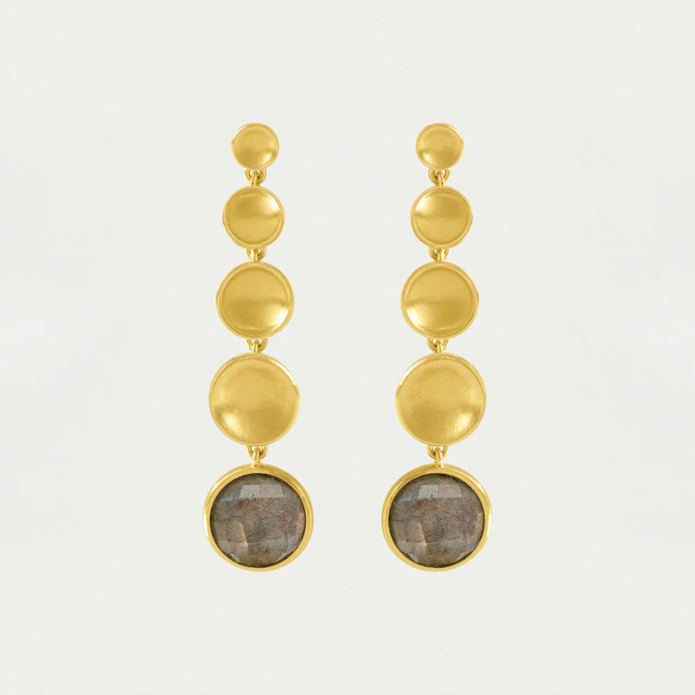Dean Davidson Statement Gemstone Drop Earrings in Labradorite