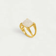 Dean Davidson Mini Plaza Ring in Moonstone/Gold