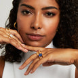Dean Davidson Mini Plaza Ring in Moonstone/Gold