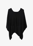 Claudia Nicole The Trade Wind Cotton Cashmere Topper in Ebony