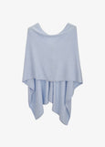 Claudia Nicole The Trade Wind Cotton Cashmere Topper in Weekend Blue