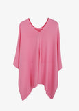 Claudia Nicole The Trade Wind Cotton Cashmere Topper in Palm Beach
