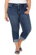 Liverpool Charlie Crop Jean in Wells Wash