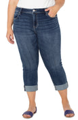 Liverpool Charlie Crop Jean in Wells Wash
