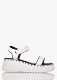 Minx Blake Platform Sandal in White