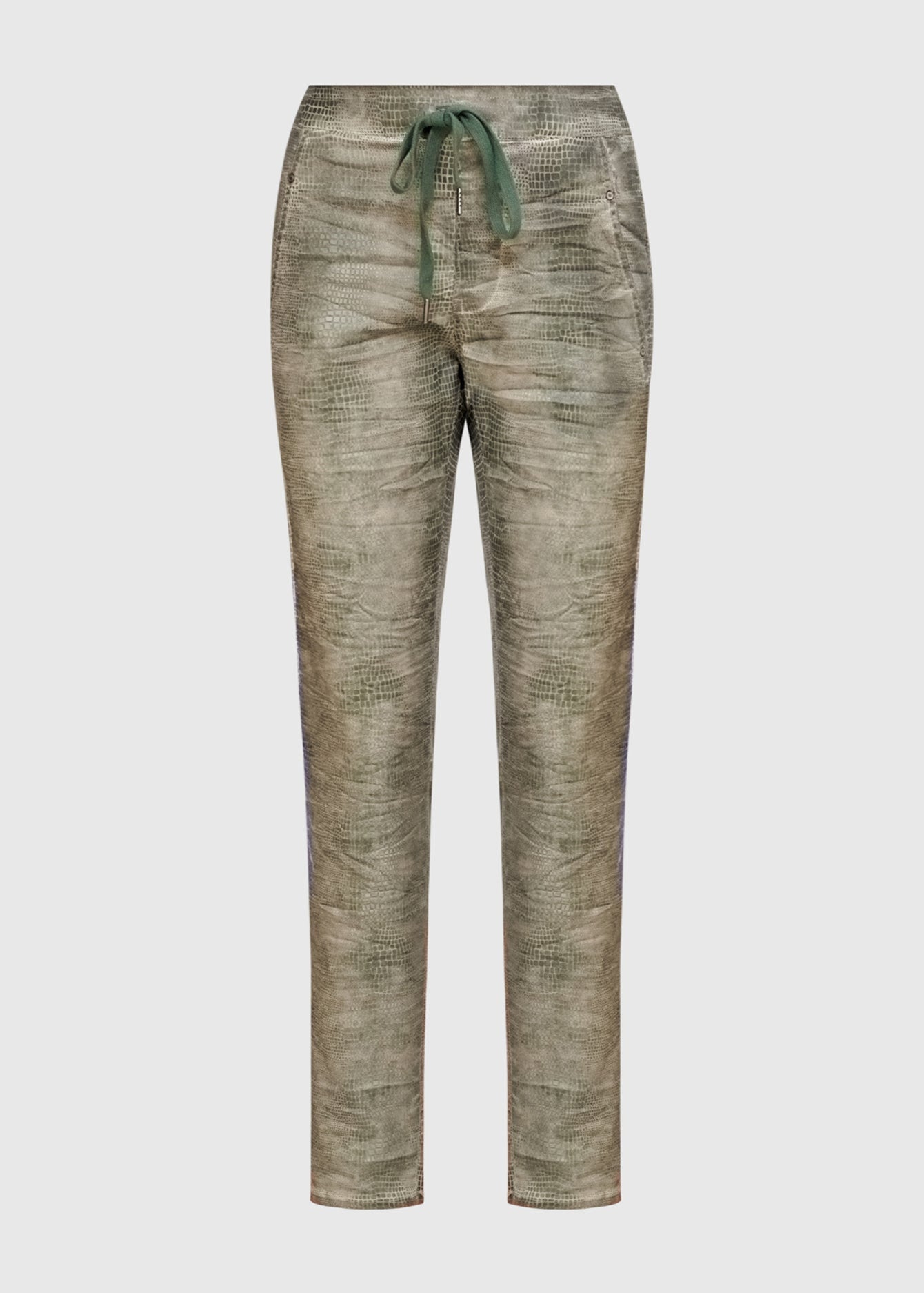 Alembika Slim Reptile Tie Waist Jean