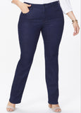 NYDJ Marilyn Straight Jeans in Rinse