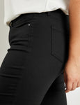 Samoon Super Stretch Slim Leg Betty Jean in Black