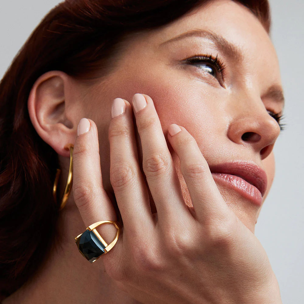 Dean Davidson Plaza Ring in Blk Onyx/Gold