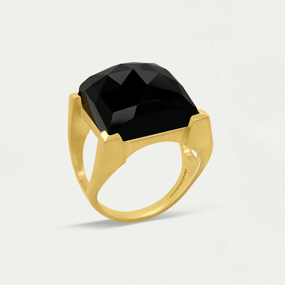 Dean Davidson Plaza Ring in Blk Onyx/Gold