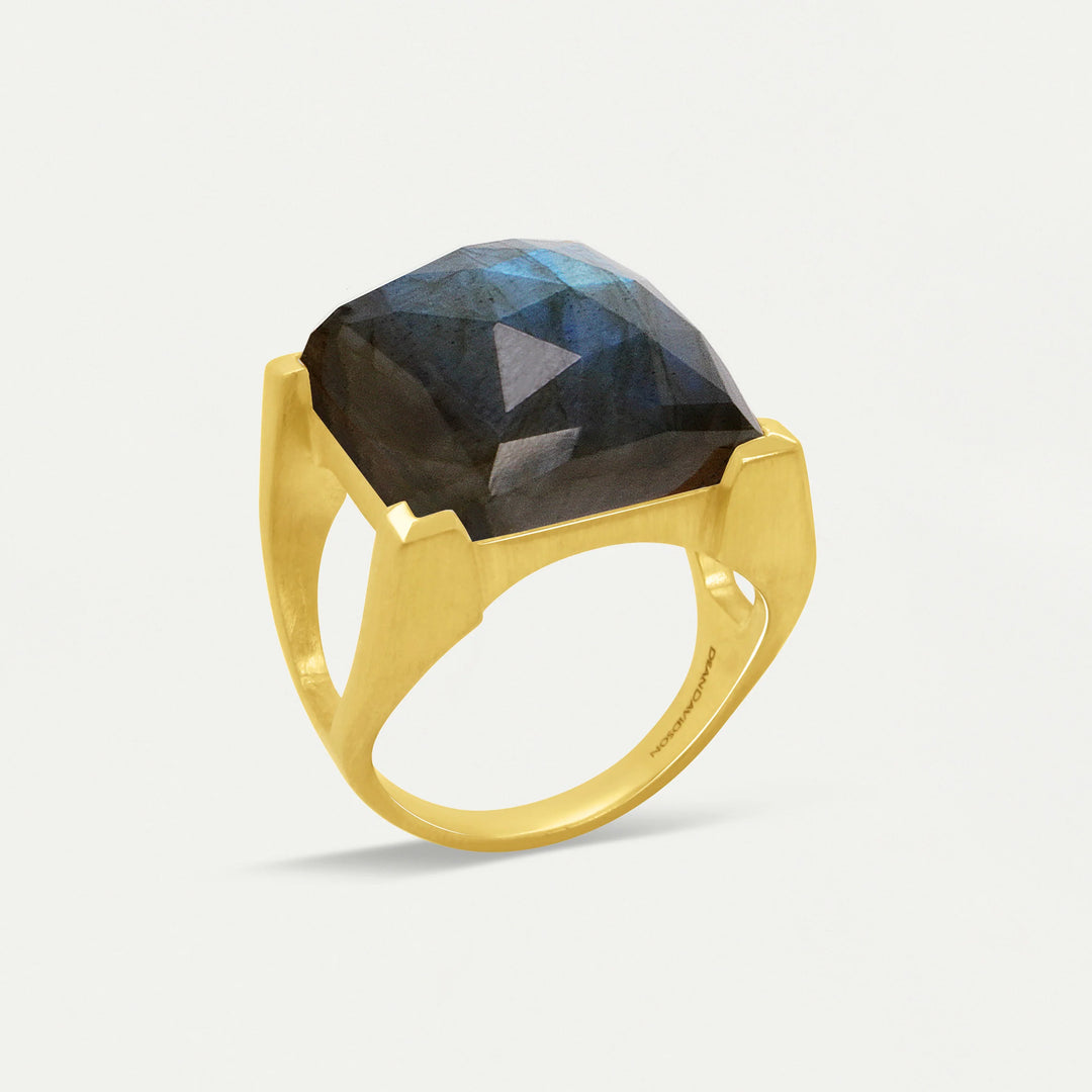 Dean Davidson Plaza Ring in Labradorite/Gold