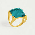 Dean Davidson Plaza Ring in Electric Blue/Gold