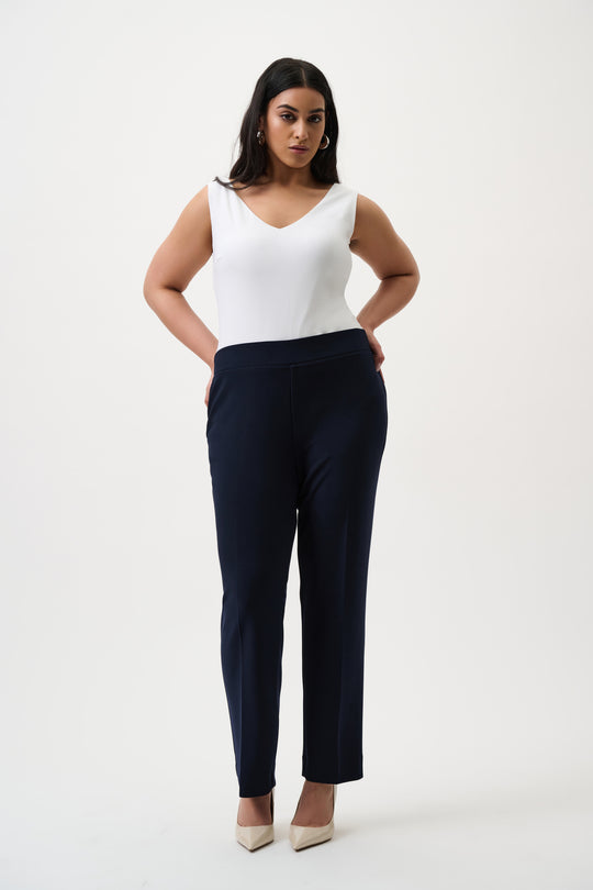 Joseph Ribkoff Classic Straight Leg Pant in Midnight
