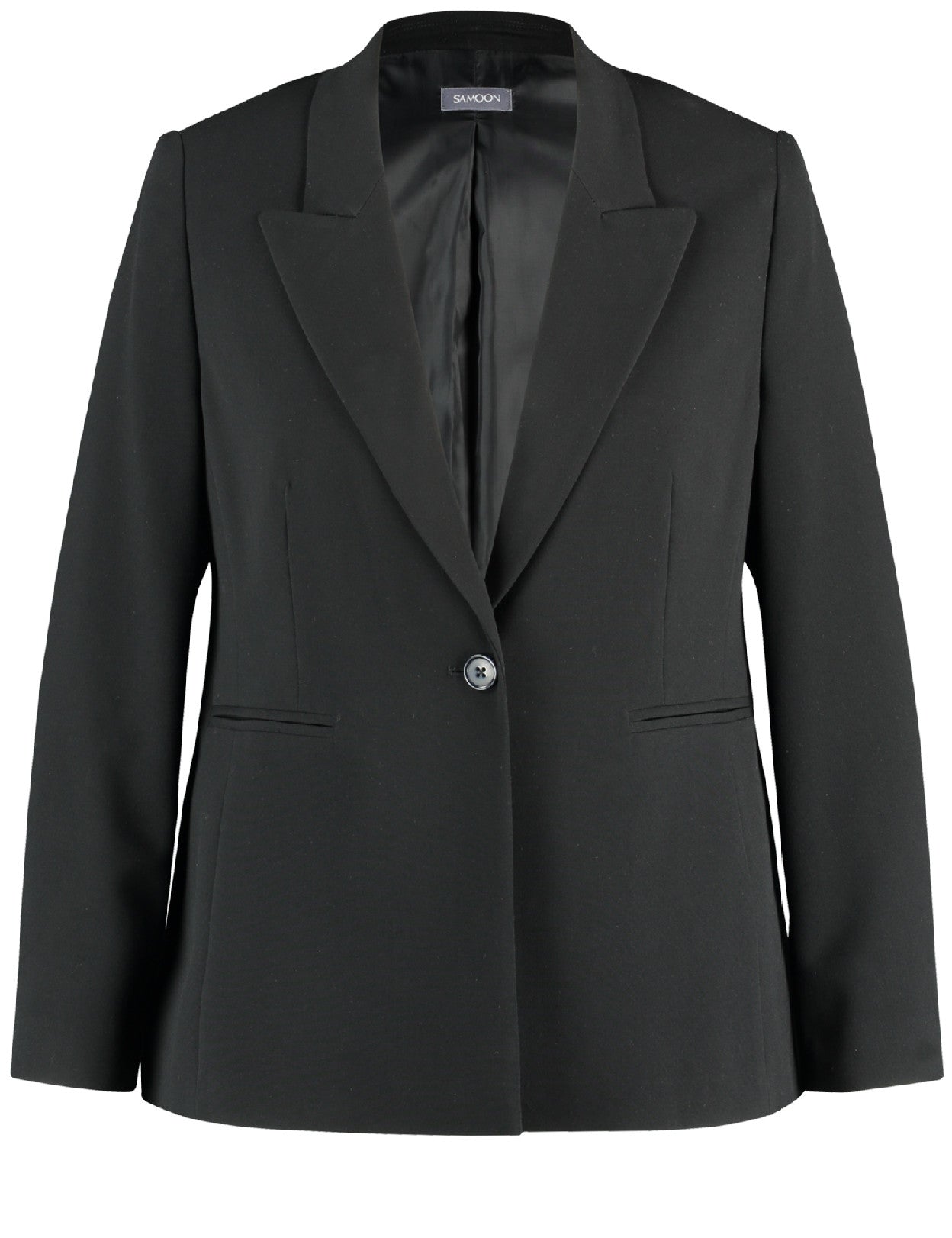 Samoon Single Breasted Blazer in Black