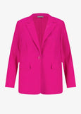 Samoon Textured Stretch Blazer in Pink