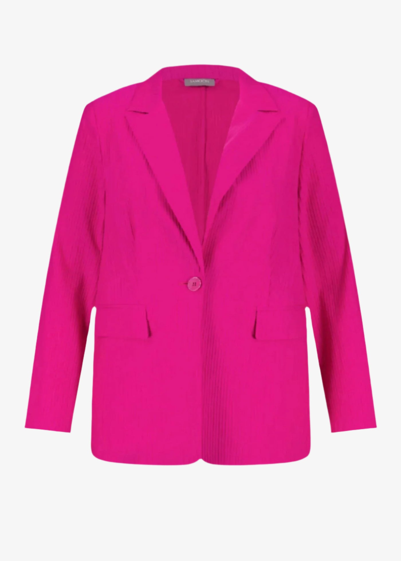 Samoon Textured Stretch Blazer in Pink