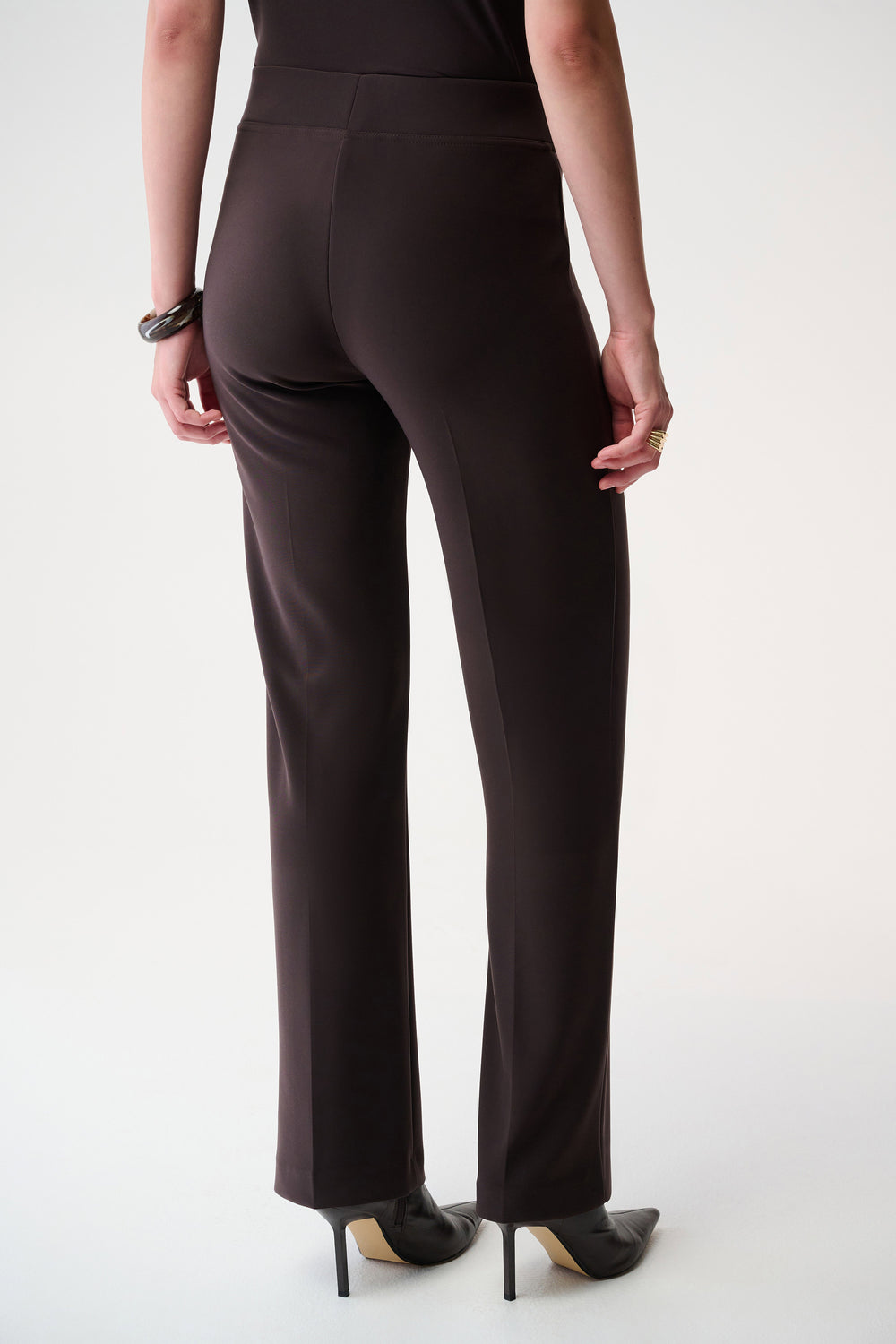 Joseph Ribkoff Classic Wide Leg Pant in Mocha
