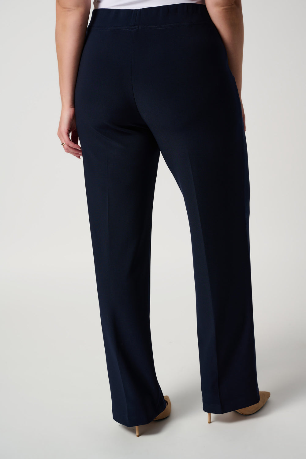 Joseph Ribkoff Jersey Wide Leg Pant in Midnight