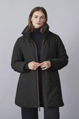 Junge Klaudia A-line Waterproof All-weather Jacket in Black