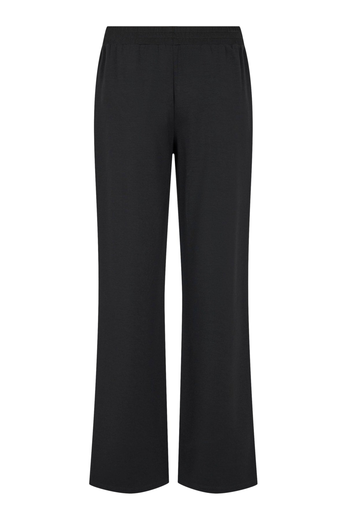 I'cona scuba pull-on wide-leg pants, black, elastic waist