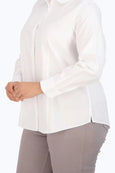 Foxcroft Dianna Pinpoint Classic Shirt in White