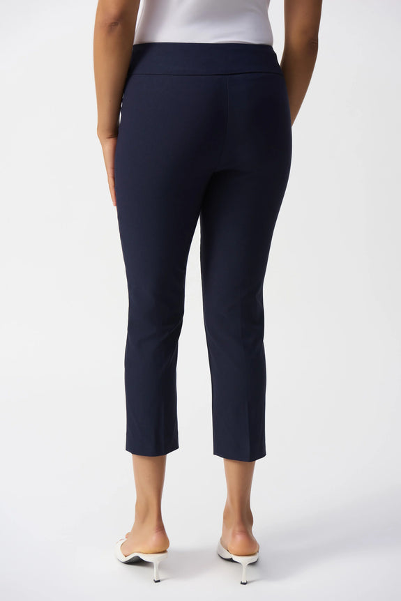 Joseph Ribkoff Millennium Stretch Cropped Pull On Pant in Midnight