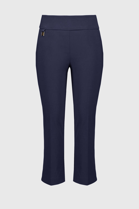 Joseph Ribkoff Millennium Stretch Cropped Pull On Pant in Midnight